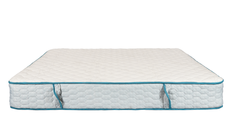 flip natural mattress side view